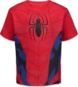 Marvel Spider-Man 4 Pack Pullover T-Shirts Toddler to Big Kid