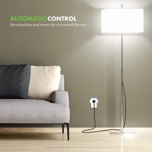 TOPGREENER Smart Mini Wi-Fi Plug with Energy Monitoring