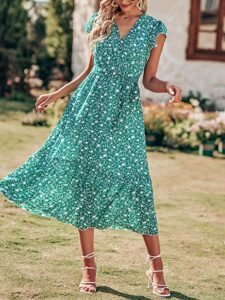 Bohemian Floral Casual Sun Dress