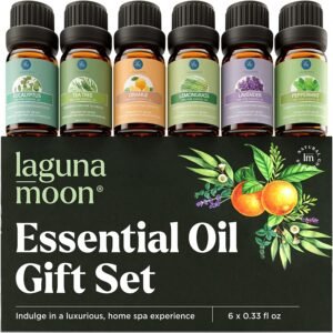 Essential Oils Set - Top 6 Organic Blends for Diffusers