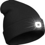 PRAVETTE Unisex Beanie Hat with The Light