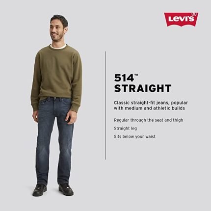 Levis Mens Straight Fit Jeans